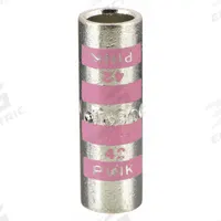 THOMAS & BETTS Open Barrel Splice: 1/0 AWG Wire Size, Pink Code, 1.63 in, Copper Barrel, 42 Die (MPN 54509). Key specifications — Die Code: 42; Brand: THOMAS & BETTS; Color Code: Pink.