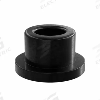 OILITE Flanged Sleeve Bearing: PEEK, 3/8 in Bore, 5/8 in OD, 1/2 in Overall Lg - Low-Friction Plastic Flanged Sleeve Bearings