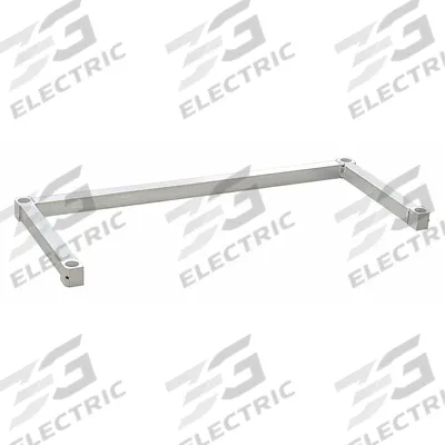 NEW AGE INDUSTRIAL U-Brace: 60 in x 24 in x 2 in, 13 ga, Aluminum, Unfinished - U-Braces for Standard Metal Shelving