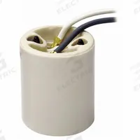LEVITON Lampholder: Lamp Holder, Medium Screw (E26), 2 1/8 in Overall Lg, 660 W Watt, 250V AC Volt (MPN 10085). Key specifications — attr234509: Medium Screw (E26); attr234515: 250V AC; attr327041: Lamp Holder; attr239872: LEVITON; attr234516: White; attr234535: Single Circuit.