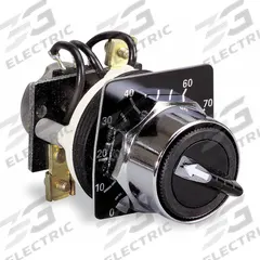 SQUARE D Potentiometer: 30 mm Panel Mounting Size, 500 ohm Max Resist Rating, Series 9001SK (MPN 9001SK2104). Key specifications — Manufacturer Part Number: 9001SK2104; Series: 9001SK; Brand: SQUARE D; Includes Dial Plate: Dial Plate Included; Bezel Style: Non-Metallic (Black).
