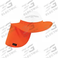 CHILL-ITS BY ERGODYNE Visor with Neck Shade: Orange, Polyester, Over-the-Hat with Wide Brim (MPN 6660). Key specifications — Head Protection Color: Orange; Material: Polyester; Sun Shade Mounting: Over-the-Hat with Wide Brim; For Use With: Front Brim Hard Hats; Brand: CHILL-ITS BY ERGODYNE.