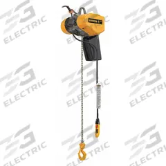 HARRINGTON Electric Chain Hoist: H4 - Heavy Duty, 380-460V AC, Hook Mounted - No Trolley, 2 Speeds (MPN EQ005SD-15). Key specifications