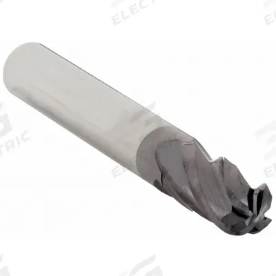 APPROVED VENDOR Ball End Mill: Carbide, 4 Flute, 11/64" Mill Dia, 5/16" LOC, 2" OAL (MPN 220-001055) - General Purpose Carbide Ball End Mills