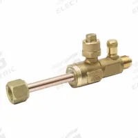 MUELLER Refrigerant Ball Valve: 5 Cv, 1/2 in Female Swivel Right-Hand, Access Port, No Relief Port (MPN A 18947). Key specifications — Brand: MUELLER; Access Port: Yes; Relief Port: No; A2L Compatible: Yes.
