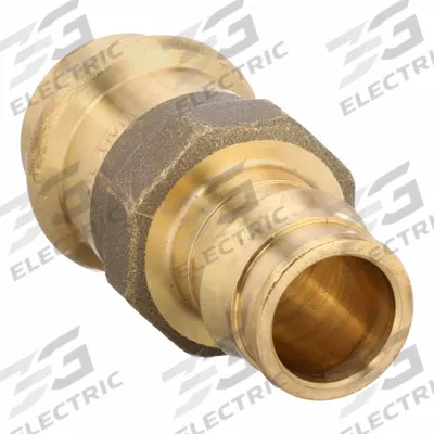 UPONOR Barbed Fitting Adapter: 3/4 in ID x 3/4 in Pipe Size, Barbed x Press-fit - Expansion Brass Barbed Tube Fittings