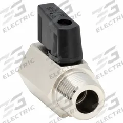 APPROVED VENDOR Manual Two-Way Ball Valve: 3/8 in, Nickel-Plated Brass, Straight, MNPT x FNPT (MPN G-CMV-38NL). Key specifications — Brand: APPROVED VENDOR; Handle: Wedge.