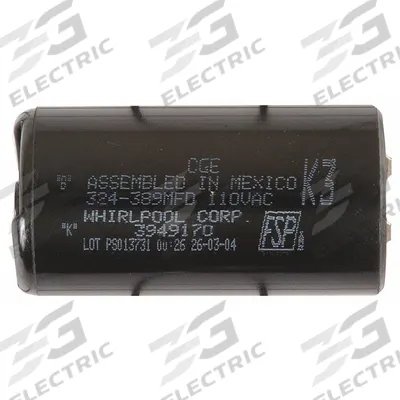WHIRLPOOL Motor Start Capacitor: 8572720 - Whirlpool Washing Machine & Dryer Parts