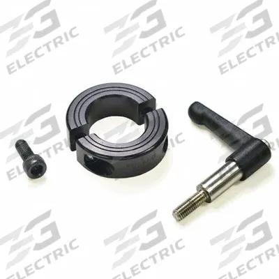 RULAND MANUFACTURING Quick Clamping Shaft Collar: 2 1/4 in Bore Dia, Round, 1215, Carbon Steel - Steel Two-Piece Clamping Lever Shaft Collars