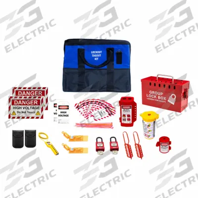 ZING Lockout Kit: Electrical, Keyed Different Padlocks - Electric Vehicle Lockout Kits