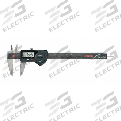 MAHR Carbide Jaw 4-Way Digital Caliper: 0 in to 6 in /0 mm to 150 mm, IP67, Inch/Metric - Digital Calipers with SPC Output for Harsh Environments