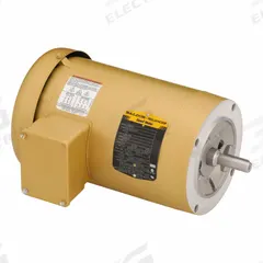 BALDOR General Purpose Motor: C-Face Mount, Totally Enclosed Fan Cooled, 1 1/2 hp, 208-230/460V AC (MPN VEM3554). Key specifications — Brand: BALDOR; Nameplate Voltage @ 60 Hz: 208-230/460V AC; Full Load Current @ 60 Hz: 4.4/2.2 A; Nameplate RPM @ 60 Hz: 1,800 RPM; Motor Enclosure: TEFC.