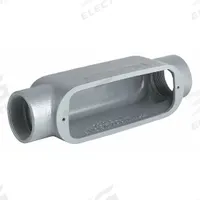 Conduit Outlet Body: Iron, 4 in Trade Size, C Body, 320 cu in Body Capacity, Threaded Hub (MPN OC-0M). Key specifications — Finish: Powder Coated; Includes: Set Screw Hubs; For Use With: RMC; Brand: HUBBELL KILLARK; Hub Style: Threaded; Mfr. Series: O.