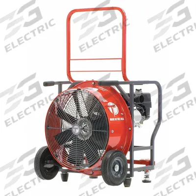 TEMPEST Fan: 1 Speeds, 18 in Blade Dia, 5 1/2 hp Motor Horsepower, Gas - Pressure Ventilation Blowers