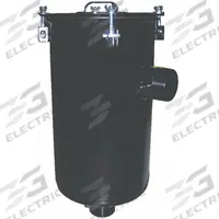 SOLBERG Inlet Vacuum Filter: 5 micron Rating, 99% Efficiency, 14 in Outside Dia, Carbon Steel (MPN CSL-335P-400). Key specifications — attr101190: CSL-335P-400; attr101197: 2EPU6; attr101198: RD6-L; attr101207: Carbon Steel; attr101193: SOLBERG.