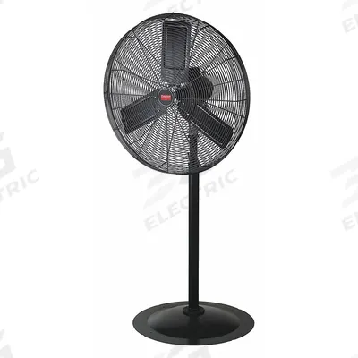Dayton Freestanding Fan: 24 in Blade Dia, 2 Speeds, 1/4 hp Motor HP, Oscillating - Standard Industrial Pedestal Fans