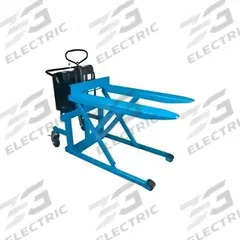BISHAMON High-Lift Pallet Jack: 2,200 lb, Push Button, Narrow Fork, 43 in L x 21 in W Forks (MPN LVE-100E). Key specifications — Lift Control: Push Button; Brand: BISHAMON.