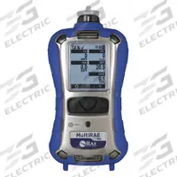 HONEYWELL Multi-Gas Detector: IP65, HONEYWELL RAE Systems MultiRAE MX, Lithium Ion, H2S/O2/SO2, LCD (MPN MBB3-A1C113E-P20). Key specifications — Gas Detected: Oxygen; Housing Color: Black; Battery Chemistry: Lithium Ion.