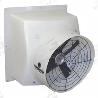 Agricultural Exhaust Fan: Direct Drive, 16 in Blade, 1/3 hp, Totally Enclosed Air Over, 3,217 cfm (MPN PFM163P13). Key specifications — Nameplate Voltage: 115/230V AC; Motor Enclosure: Totally Enclosed Air Over; Brand: SCHAEFER; Frame Finish: Polished; Frame Material: Polyethylene.