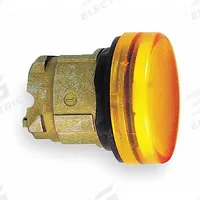 SCHNEIDER ELECTRIC Pilot Light Head: 22 mm Panel Mounting Hole Dia, Orange, Smooth, XB4 Series (MPN ZB4BV05). Key specifications — Brand: SCHNEIDER; Compatible Lamp Module Type: BA9 Lamp Module; Compatible with Series: XB4.