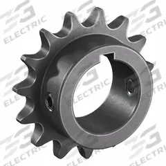 TSUBAKI Single Strand Sprocket: 40, For 1/2 in Chain Pitch, 1 1/4 in Bore Dia, 15 Teeth, Steel (MPN 40B15F-1 1/4). Key specifications — Brand: TSUBAKI.
