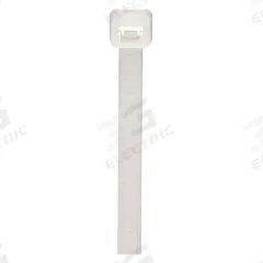 PANDUIT Cable Tie: 11 1/2 in Nominal Lg, 3 in Nominal Max. Bundle Dia., 0.19 in Wd, Natural, 100 PK (MPN PLT3S-C). Key specifications — Outdoor Use: No; Color: Natural; Brand: PANDUIT.