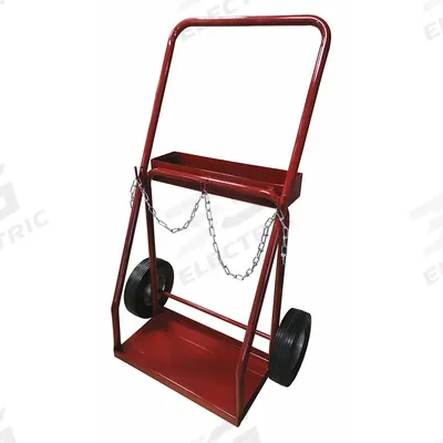 Dayton Cylinder Hand Truck: 500 lb, Side by Side, 2 Cylinder - Welding Cylinder Hand Trucks