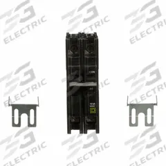 SQUARE D Miniature Circuit Breaker: 80 A, 120/240V AC, Single Phase, 10kA at 120/240V AC, 2 Poles (MPN QOU280). Key specifications — Phase: Single; Amps: 80 A; AC Voltage Rating: 120/240V AC; Max. AIR Rating: 10kA at 120/240V AC; For Use With: Air Conditioning and Refrigeration Equipment; Brand: SQUARE D.