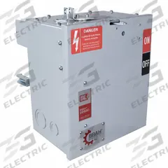 BRAH ELECTRIC Bus Plug: Fits Gen Electric Flex-A-Plug, Fusible, 3 Phase, 4 Wire with Ground, 240V (MPN BEK3206GNW). Key specifications — attr195644: Yes; attr211119: BRAH ELECTRIC; attr195640: 240V; attr195642: H; attr195641: BEK; FVK; attr195643: Type FVK; attr1069099: Weather Stripping Included.