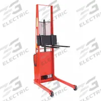 WESCO Stacker: 1,000 lb, 76 in Max Lifting Ht, Adj Invertible Fork, 30 in L x 3 in W Fork, Hydraulic (MPN 261033). Key specifications — Brand: WESCO; Lift Mechanism: Hydraulic; Width Across Forks: 6 in to 24 in.
