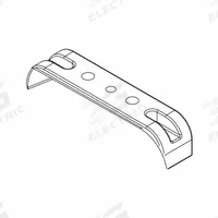 ANDERSON POWER PRODUCTS Cable Clamp: 113953P1, For SBE/SBO Series, Red, PBT, SBE 80/SBO 60. Key specifications — Compatible with Manufacturer Model Number: SBE 80; Compatible with Series: SBE; Material: PBT; Manufacturer Part Number: 113953P1; Color: Red; Product Type: Cable Clamp.