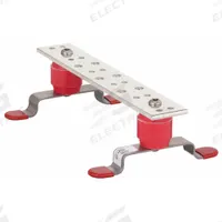 Grounding Busbar: Copper, 12 in Grounding Bar Lg, (3) 3/8 in/(6) 1/4 in Grounding Bar Holes and Size (MPN GB2B0306TPI-1). Key specifications — Material: Copper; For Use With: Telecom/Data Center; Ground Wire Included: No; Grounding Bar Holes and Size: (6) 1/4 in; Includes: Panduit GB2B0306TPI-1 Grounding Busbar; Brand: PANDUIT.