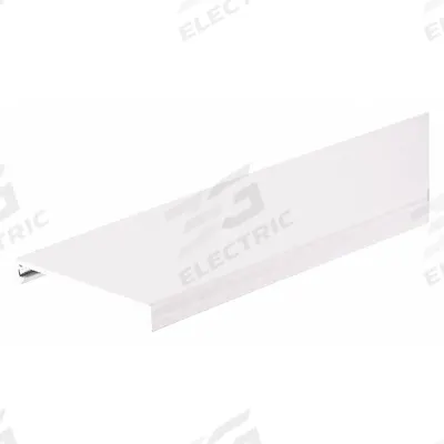 PANDUIT Wiring Duct Cover: Halogen-Free PPO, 72 in Lg - Snap-On & Hinged Wiring Duct Covers