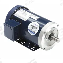 LEESON General Purpose Motor: C-Face/Rigid Base Mount, Totally Enclosed Fan Cooled, 1 1/2 hp (MPN 145TTFR6058). Key specifications — Brand: LEESON; Nameplate Voltage @ 60 Hz: 230/460V AC; Full Load Current @ 60 Hz: 4.6/2.3 A; Nameplate RPM @ 60 Hz: 1,755 RPM; Motor Enclosure: TEFC.