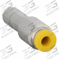 PARKER Push-Fit Adapter Fitting: 4 mm OD x 8 mm OD Size, Push-to-Connect x Push-to-Connect, Brass (MPN 67PLP-4M-8M). Key specifications — Brand: PARKER.