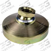 TE-CO Female-End Leveling Mount: Swivel Boltless, Steel, 1/2"-13 Thread Size, 1.88 in Base (MPN 44432). Key specifications — Finish: Yellow Zinc-Plated; Load Capacity: 5,000 lb.
