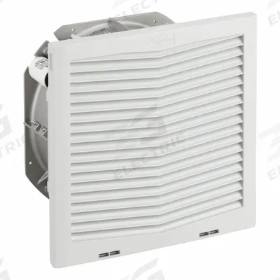NVENT HOFFMAN Axial Fan: 55 cfm_72 cfm Airflow @ 0.000 in SP, 12 13/16 in Ht, 6 5/16 in Dp - Wet-Location Square Axial Fans