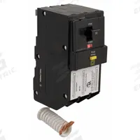 SQUARE D Miniature Circuit Breaker: 20 A, 120V AC, Three Phase, 10kA at 120V AC, 3 Poles (MPN QO320GFI). Key specifications — Phase: Three; Amps: 20 A; AC Voltage Rating: 120V AC; Max. AIR Rating: 10kA at 120V AC; For Use With: QO Load Centers and NQ Panelboards; Brand: SQUARE D.
