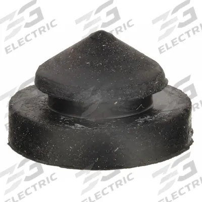 APPROVED VENDOR Button Bumper: 9/32 in Wd, 9/32 in Overall Ht - Standard Door Stops