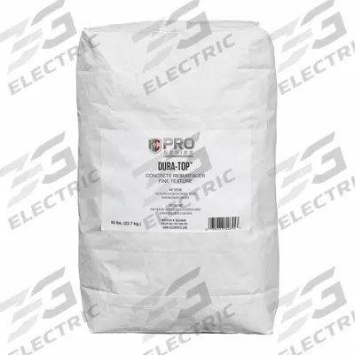 H&C Concrete Resurfacer: Dura-Top, Cement, 50 lb Container Size, Bag - Concrete Resurfacers