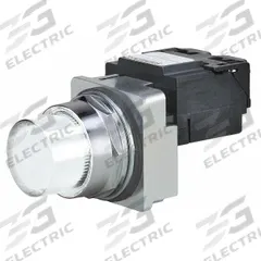 SIEMENS Pilot Light: 30 mm Panel Mounting Size, White, Incandescent, Class 52 Series (MPN 52PL4HB). Key specifications — Series: Class 52; Brand: SIEMENS; Includes Push-To-Test: No Push-To-Test Included.