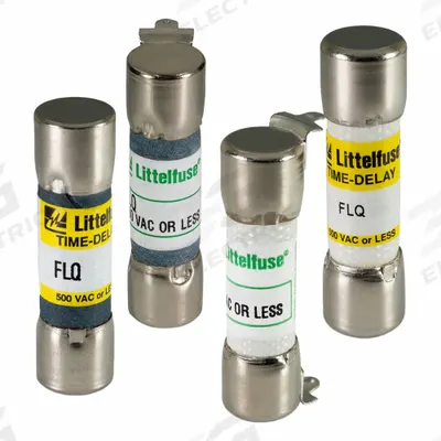 LITTELFUSE FUSE 500V TIME DELAY MIDGET 3.5A: FLQ Series, Midget, Time-Delay - Time-Delay Cylindrical Fuses