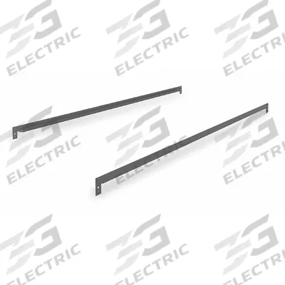 TENNSCO Shelf: 48 in x 24 in, 500 lb Load Capacity, Gray, Shelf - Open Deck Shelf Kits for Boltless Shelving