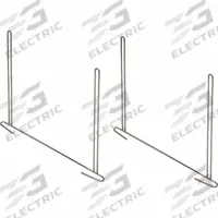 BUYERS PRODUCTS Anti-Sail Bracket: Steel, 25 1/8 in Overall Wd, 21 in Overall Ht, 2 PK (MPN B2436ASBC). Key specifications — Brand: BUYERS PRODUCTS; Material: Steel.