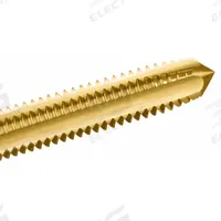 CHICAGO-LATROBE Straight Flute Hand Tap: 3/8"-16 UNC, H2 / 2B, 4 Flute, Plug Chamfer (MPN 173135)