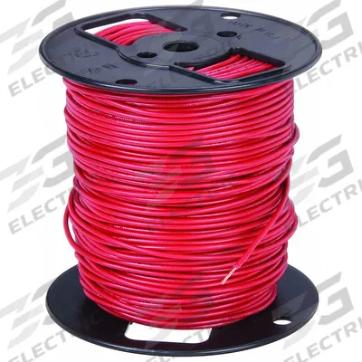 SOUTHWIRE Hookup Wire: 10 AWG Conductor Size, Red, 500 ft Overall Lg - Machine Tool Wires