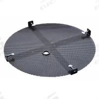 PIG Drum Funnel Screen: No Flame Arrester, 1.5 in, 0.125 in (MPN DRM135). Key specifications — Brand: PIG; Screen Hole Diameter: 0.125 in; For Use With: 55 gal Steel Open Head Drums; Color: Black; Product Type: Draining Drum Screen; Flame Arrester Ht: No Flame Arrester.