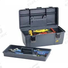 PLANO MOLDING Maintenance Tool Kit: 10 Total Pcs, SAE, Tool Box (MPN 651-010). Key specifications — attr538253: PLANO MOLDING; attr548973: (1) Slip-Joint Pliers; attr548974: (1) Hex Key; attr548975: None; attr548983: (1) Adjustable Wrench.