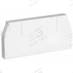 LEGRAND End Cap: CableSmart 40N2, 4 in Wd, 2 in Ht, Plastic, White (MPN 40N2F20WH). Key specifications — Series: CableSmart 40N2; Material: Non-Metallic; Color: White; For Use With: 40N2 Raceways; Brand: LEGRAND; Item: End Cap.