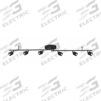 LED Fixed Rail: 55 1/8 in Lg, 2,600 lm_4,000 lm, 3000K, Black, Frosted, 40 W, 120V AC (MPN CRRF6450L30BK). Key specifications — attr1262345: Black; attr1262315: AFX INC.; attr1262319: Frosted; attr1262317: 3000K; attr1262346: 120V AC.